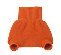 Disana Wool nappy trousers 100% merino wool soaker diaper cover (74-80, Orange)
