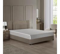 DISANGNI 22 Momme 6A Grade 100% Mulberry Silk Fitted Sheet, Oeko-Tex Certified, 1 Piece Luxury Soft Silk Fitted Sheet, Deep Pocket (Light Grey, 150x200+30cm)