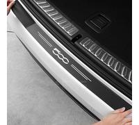 DISANSHAO 1 Pcs Carbon Fiber Trunk Sill Protector for FI-AT 500 500C 500L 500X, Self-Adhesive Durable Car Rear Bumper Guard Body Styling Decoration Accessories for Threshold Protection