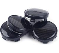 DISANSHAO 4 Pcs Hub Centre Caps for Audi A1 A3 A4 A5 A6 A7 64mm, Car Wheel Center Hub Caps Replacements Hub Center Cover Nut Cover Caps Waterproof