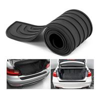 DISANSHAO Car Rear Bumper Protector for BMW iX1 (U11) 2022-, Black Flexible Rubber Bumper Guard Trunk Rubber Protection Scratch-Resistant Door Entry Guards
