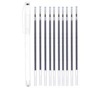 Disappearing Ink Pen for Sewing - Embroidery Pen Fabric with 10 Refills, Sewing Fabric Marker Pen, Heat Erasable Fabric Marker, Precision Textile Marker Pen | Fabric Pen Set, Fabric Marker Pen for