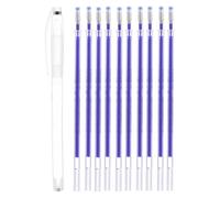 Disappearing Pens For Sewing - Stitching Markers, 11 Piece Vanishing Inks For Needlework Projects, Thermal Crayons With Replaceable Cartridges, Haberdashery, Pigment Applicators For Quilting