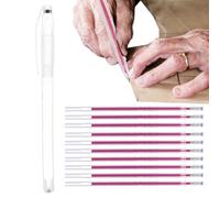 Disappearing Pens For Sewing - Stitching Markers, 11 Piece Vanishing Inks For Needlework Projects, Thermal Crayons With Replaceable Cartridges, Haberdashery, Pigment Applicators For Quilting