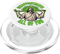 Disappointments All Of You Funny Golf Savior Jesus PopSockets PopGrip for MagSafe