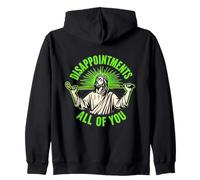 Disappointments All Of You Funny Golf Savior Jesus Zip Hoodie