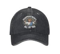 Disappointments All of You Jesus Distressed Denim Headwear Unisex Style Running Golf Fit Cap Surprise Forgive Forever Trendy Gathering Student Gift Become Beautiful Vibes
