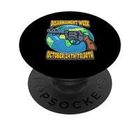 Disarmament Week October Celebrate Peace Without Arms PopSockets Adhesive PopGrip