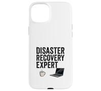 Disaster Recovery Expert Coffee Humor Case for iPhone 15 Plus