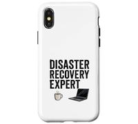 Disaster Recovery Expert Coffee Humor Case for iPhone X/XS