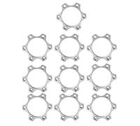 Disc Brake Adapter 10PCS Aluminum Alloy Freewheel Threaded Hubs 6 Disc Brake Adapter for Bike Rotor Adapter Replacement Part(44MM)