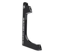 Disc Brake Adapter for Bike - Black Aluminium, Precision Adjustment, Optimization of Components | Precision Disc Conversion, Increased Performance