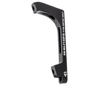 Disc Brake Adapter for Bike - Black Aluminium, Precision Adjustment, Optimization of Components | Precision Disc Conversion, Increased Performance
