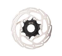 Disc Brake Bicycle Brake Center Disc Lock Rotors 203 180 160 140mm High Strength Steel 1.8mm Fit Any Pads For MTB Road Bike Brake Rotor(CL-140mm Black A)