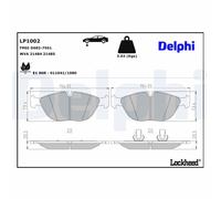 For VW - Golf MK4 (1J1) 1.4 1.6 1.8 3.2 1997-2005 Front Brake Pads Delphi