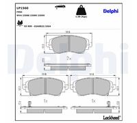 Delphi LP1560 Brake Pad Set, disc brake