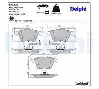 Genuine Delphi Front Disc Brake Pads Set - LP1825