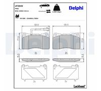 DELPHI LP2045 Brake pad set