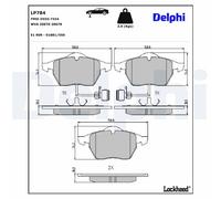 Disc Brake Brake Pad Set Delphi LP784 Fits Audi Ford Seat VW 100 A3 A4 A6 A8