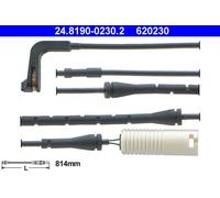 ATE Brake Pad Wear Sensor 24.8190-0230.2 - Warning Contact for BMW 7