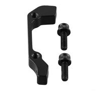 Disc Brake Caliper Mount Adapter Bracket for 140 160 180 203mm Rotors, IS to Post Mount Conversion for Front and Rear Bicycle Forks and Frames, Black(F180/R160)