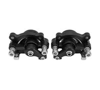 Disc Brake Calipers Aluminum Alloy Front Rear Brake Caliper Set for Motovox MBX10 MBX11 Mini Dirt Bike Scooter Black 1 Pair