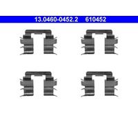 Disc Brake Disc Brake Pads Accessory Kit ATE Fits NISSAN Micra II 92-03