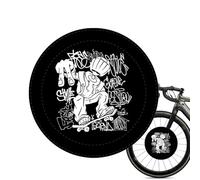 Disc Brake Dust Cover, Waterproof Brake Protector, 12.6 inches Disc Shield with Full Coverage, Rubber Protective Cover with Sturdy Material, Riding Accessory, Cycling Supplies for Mud Dirt Debris