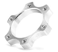 Disc Brake Flange Disc, 6-Hole Threaded Seat Adapter Base, 44mm Base Disc Brake Thread Conversion Seat for Bike Refurbishment