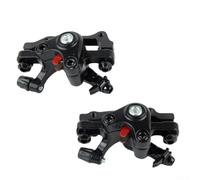 Disc Brake（Front+Rear）, Mechanical Disc Brake Caliper Set for Mountain Bikes - Front and Rear Wheel, 160mm Alloy Brake Pads, Dual-Drive Design with Copper-Based Metal Pads for Quiet & Stable Braking
