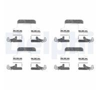 Disc Brake Pad Accessory Kit Delphi LX0541 Fits Audi A4 Allroad A4 A5 A6 A7 Q5