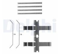 Disc Brake Pad Accessory Kit Delphi LX0601 Fits Toyota 4 Runner Hilux Vigo