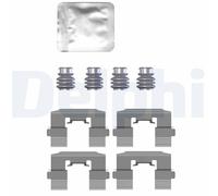 Disc Brake Pad Accessory Kit Delphi LX0731 Fits Ford Hyundai Fiesta i20 Active
