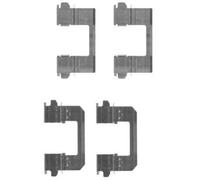 Disc Brake Pad Accessory Kit Front Akebono System Fits Nissan TEXTAR 82507800