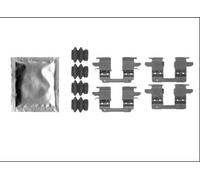 Disc Brake Pad Accessory Kit Rear Akebono System For Nissan Juke TEXTAR 82539900