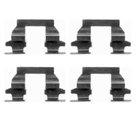 Textar Disc Brake Pad Accessory Kit 82507600 Rear - Fits Infiniti Nissan Renault