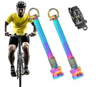 Disc Brake Pad Bolts Titanium Alloy Disc Brake Clamp with Circlips | Ultra-Light General Outdoor Riding Accessories for Bicycles, Road Bikes