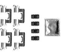 Disc Brake Pad Fitting Kit Front Akebono System For Mazda Mazda2 TEXTAR 82543900