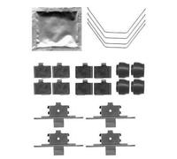 Disc Brake Pad Fitting Kit Front Akebono System For Mazda Mazda6 TEXTAR 82516400