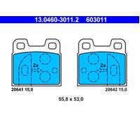 ATE Brake Pads 13.0460-3011.2 Disc Brake for Alfa Romeo GTV Spider Alfetta GT Giulietta