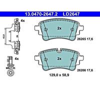 Disc Brake Pad Set ATE Fits AUDI A4 Allroad B9 Avant A5 A6 A7 15-20 4N0698451D