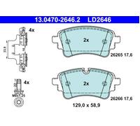 ATE 13.0470-2646.2 Brake pad set
