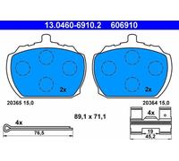 ATE 13.0460-6910.2 Brake pad set