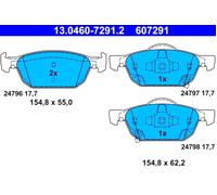 ATE Brake Pads 13.0460-7291.2 – Disc Brake Pad Set for Honda Accord VIII