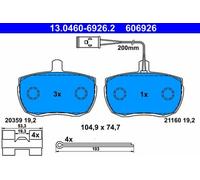 Disc Brake Pad Set ATE Fits LAND ROVER Discovery I Range Rover RTC4518