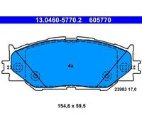 Disc Brake Pad Set ATE Fits LEXUS Is C II III 04465-53020