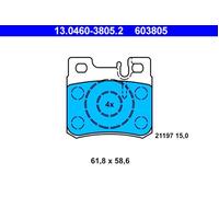 ATE Brake Pad Set 13.0460-3805.2 – Disc Brake OE Replacement for Mercedes-Benz