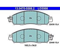 Brake pads 13.0470-5508.2 ATE for NISSAN NV200 Van LEAF