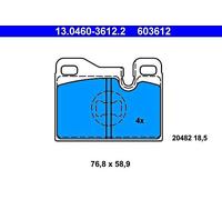Disc Brake Pad Set ATE Fits PORSCHE 924 928 944 477698151A