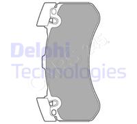 Disc Brake Pad Set DELPHI Fits AUDI A6 Avant A7 Sportback A8 4G 4H 4H0698151